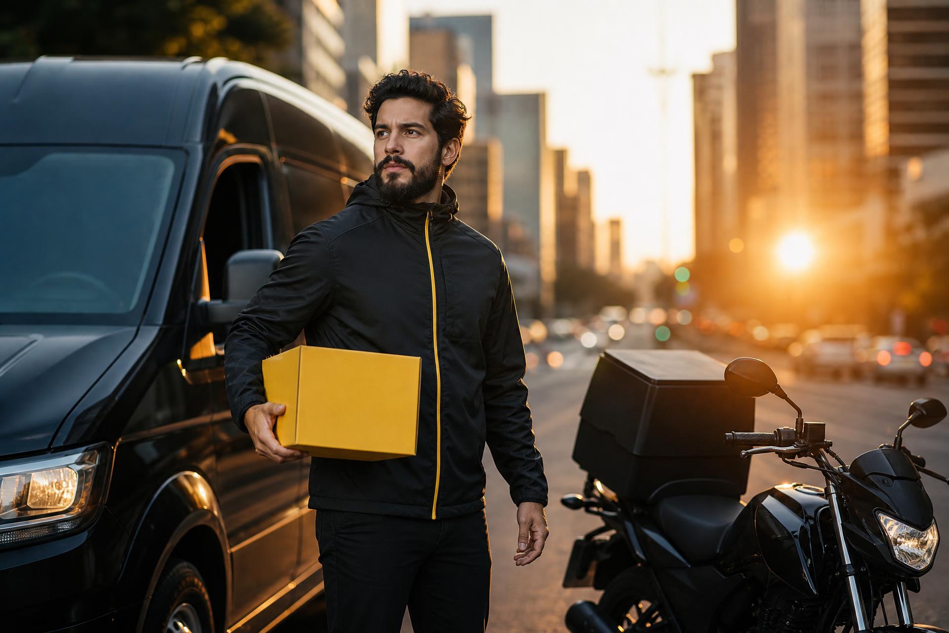 Entregador parceiro Bla Bla Move com moto e van em São Paulo